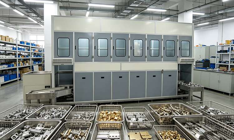 金屬工件深度活化秘訣，超聲波電解清洗機(jī)雙重去污原理科普